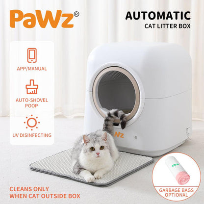 Pawz Smart Cat Litter Box Automatic Self Cleaning with App Remote Control