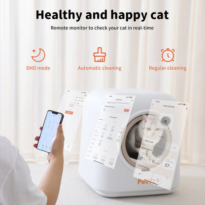 Pawz Smart Cat Litter Box Automatic Self Cleaning with App Remote Control