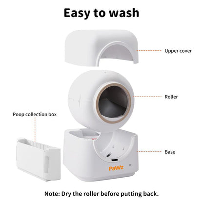Pawz Smart Cat Litter Box Automatic Self Cleaning with App Remote Control